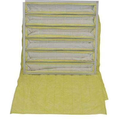 Good price F6 Air Intake Pocket Filter Synthetic Media Air Handling Unit Filter for Clean Room online