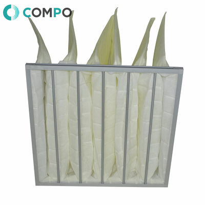Good price Synthetic Fiber Air Conditioning AHU Filter 8 Pocket F7 Bag For HVAC System Cleanroom online