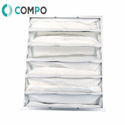 Good price Air Handling Unit AHU System Bag Air Filters With High Dust Capacity online