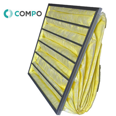 Good price Anti Corrosion Pocket AHU Filter With 99.9% Filtration Efficiency online