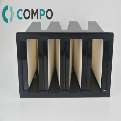 Good price Industrial Plastic ABS V Bank Air Filter Frame 4v Type Black Or Blue Color online