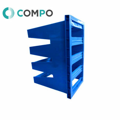 Good price Compact Plastic / Galvanized V Bank Air Filter Frame Medium Efficiency online