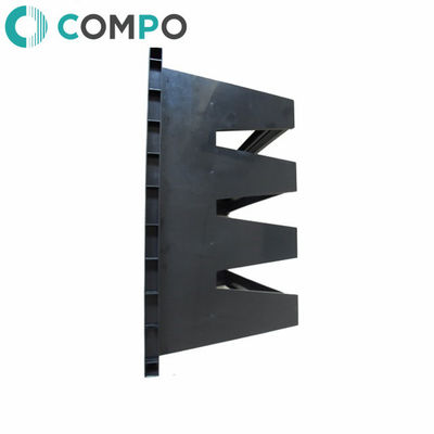 Good price Black Ventilation System V Bank Filter ABS Plastic Frame For Industry online