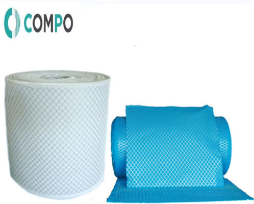 Good price MERV 8-14 Polyester Fiber Laminated Mesh Pre Filter Media Roll For Air Ventilation System online